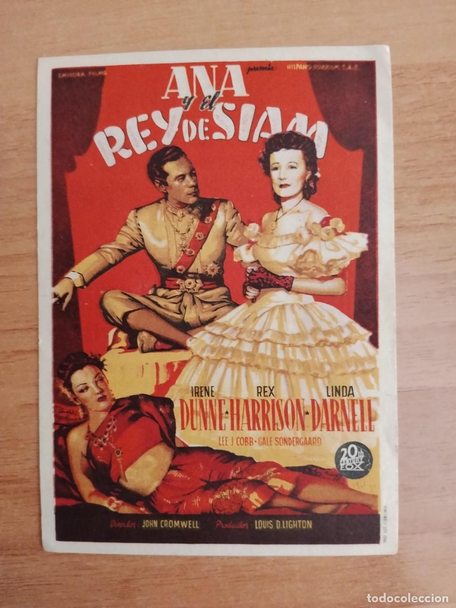 Cine: ROSA-- PROGRAMA DE CINE ---ANA Y EL REY DE SIAM ct