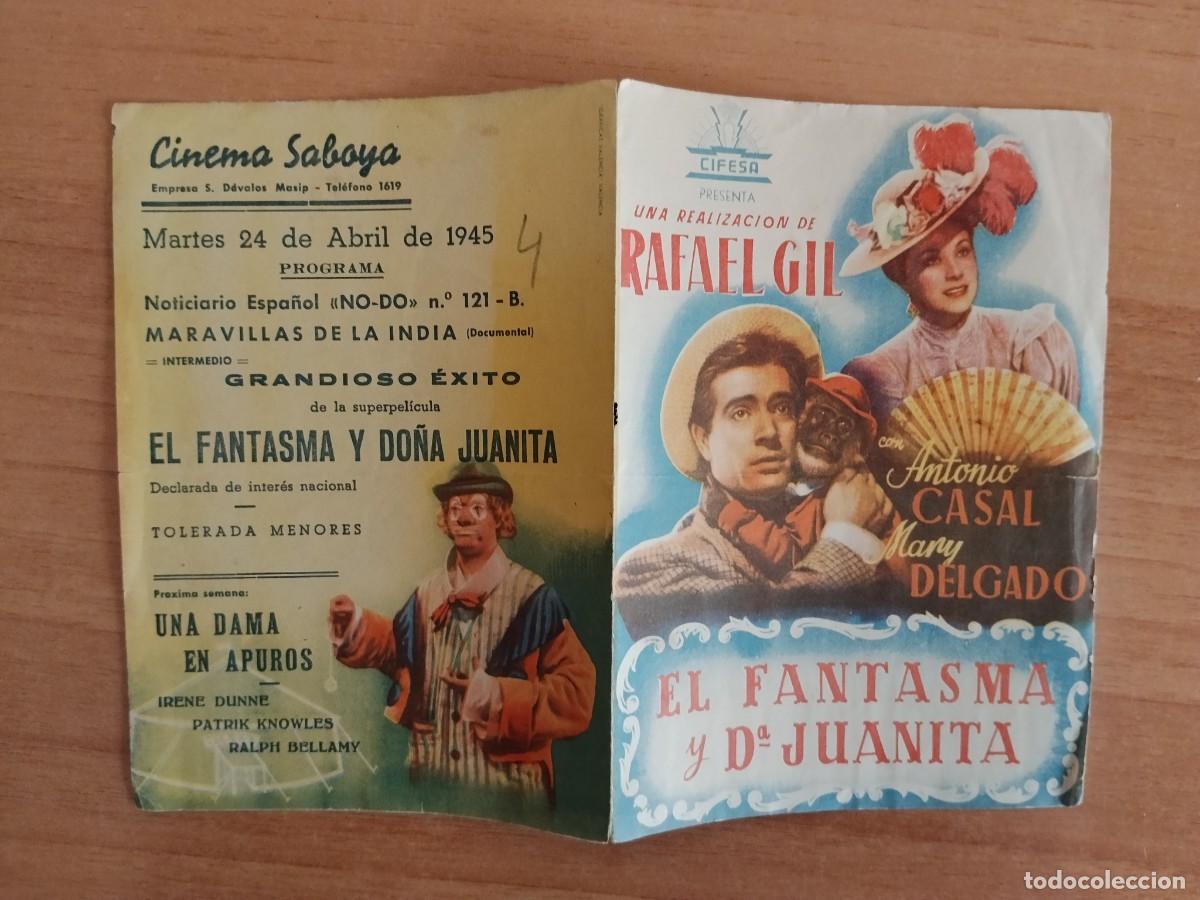 Cine: ROSA-- PROGRAMA DE CINE ---EL FANTASMA Y DO&Ntilde;A JUANITA