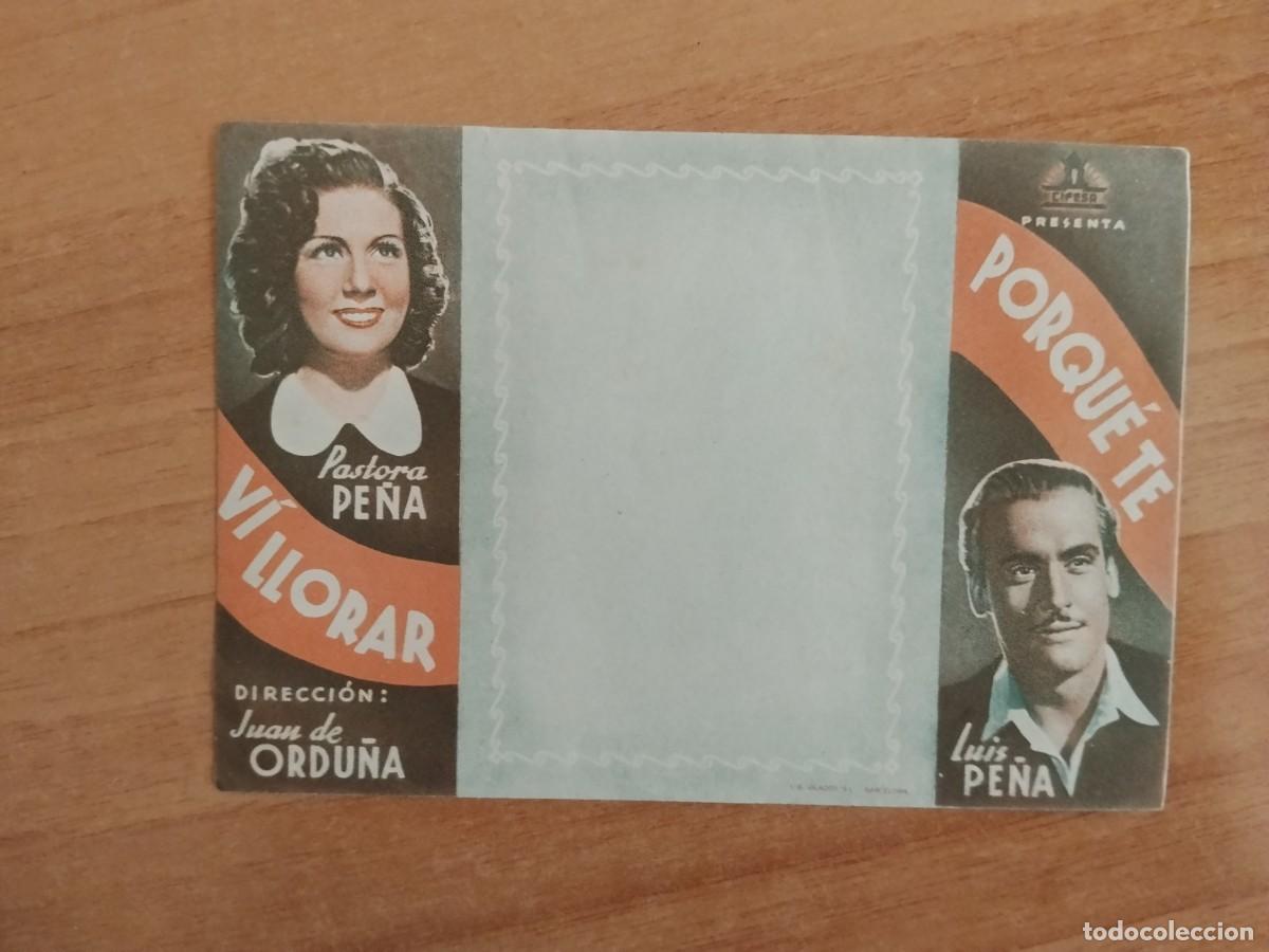 Cine: ROSA-- PROGRAMA DE CINE ---PORQUE TE VI LLORAR