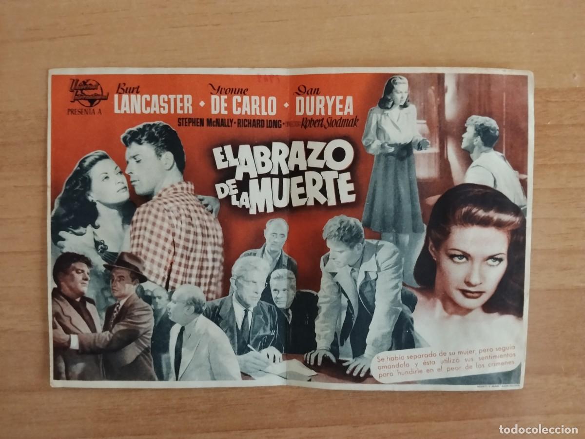 Cine: ROSA-- PROGRAMA DE CINE ---EL ABRAZO DE LA MUERTE