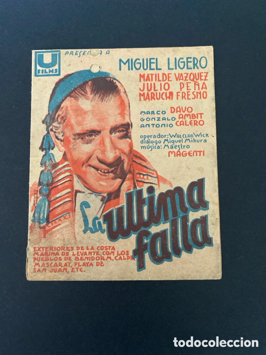 Cine: Programa de cine La ultima falla