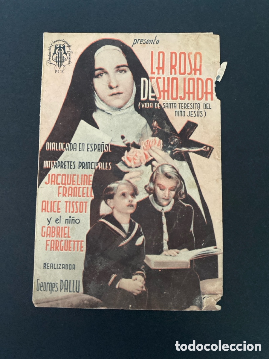 Cine: Programa de cine La rosa deshojada