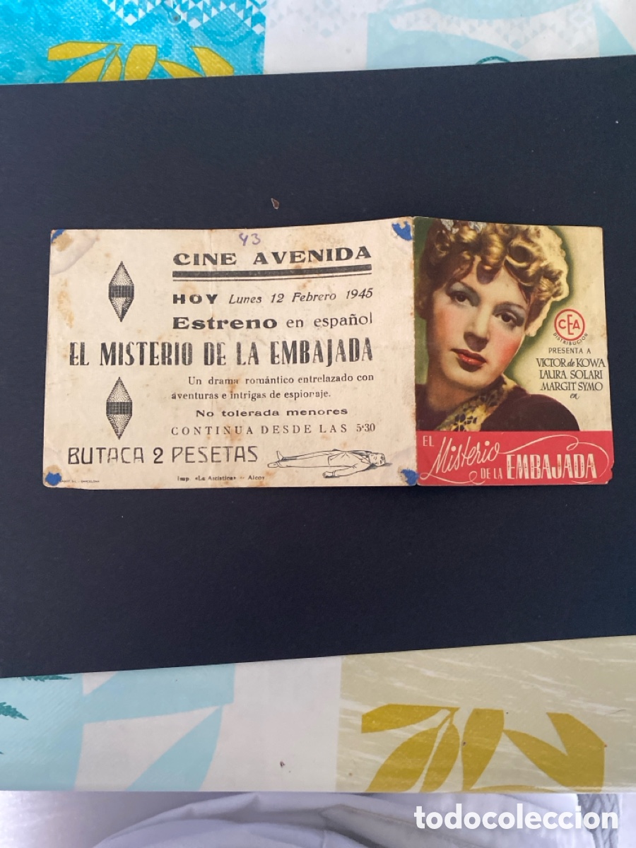 Cine: Programa de cine El misterio de la embajada - Foto 3