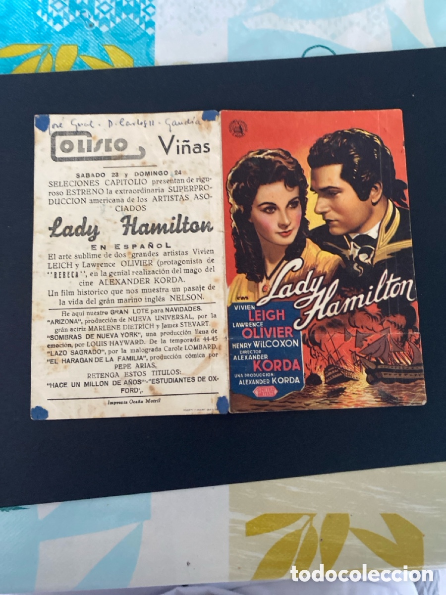 Cine: Programa de cine Lady hamilton - Foto 3