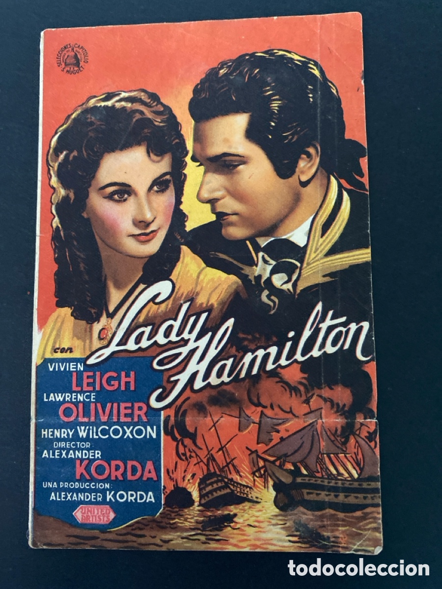 Cine: Programa de cine Lady hamilton