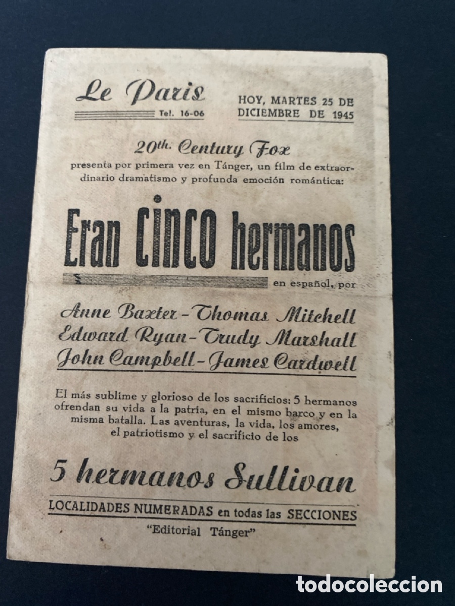 Cine: Programa de cine Eran cinco hermanos - Foto 2
