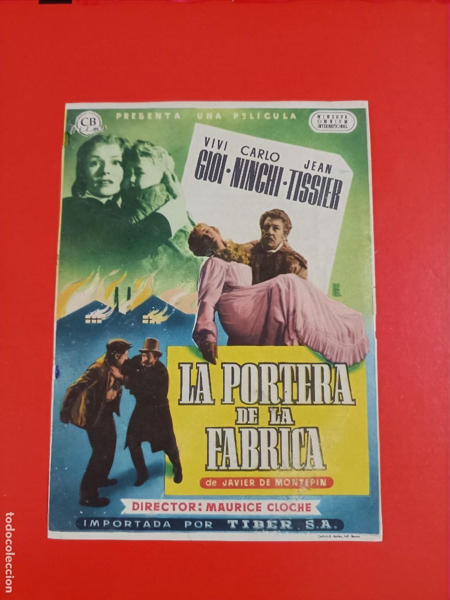 Cine: LA PORTERA DE LA FABRICA. C/P. GRAN TEATRO NACIONAL. MELILLA.