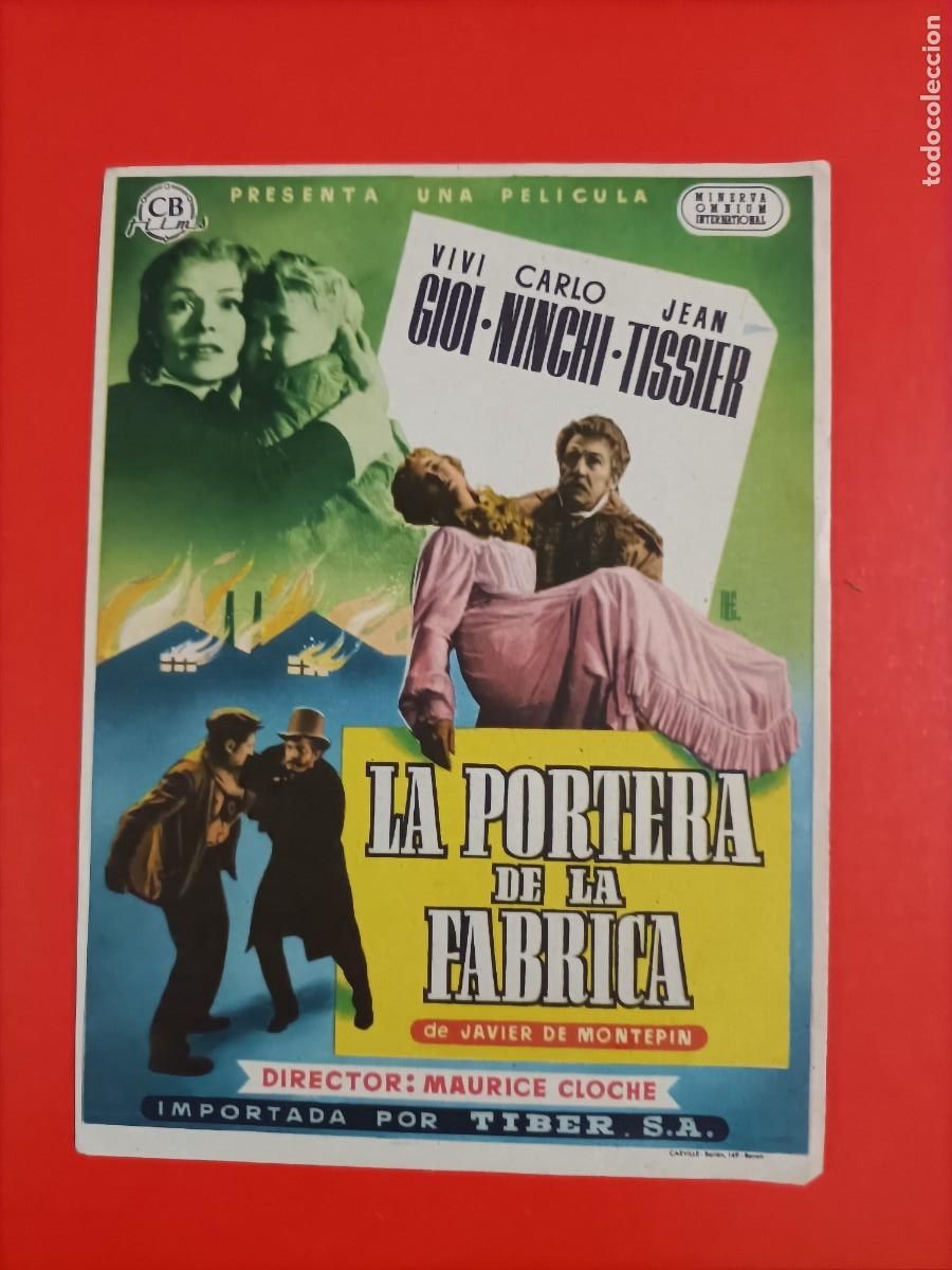 Cine: LA PORTERA DE LA FABRICA. VIVI GIOI, CARLO NINCHI. S/P. EST&Aacute; COMO NUEVO.