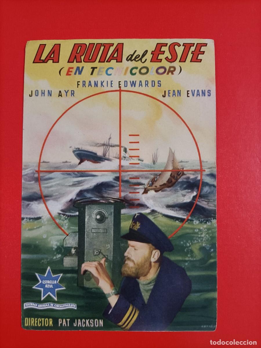 Cine: LA RUTA DEL ESTE. FRANKIE EDWARDS, JOHN AYR, S/P. EST&Aacute; IMPECABLE.