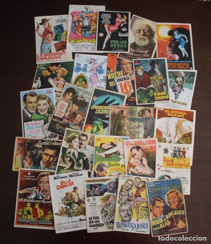 Cine: LOTE 48 PROGRAMAS DE MANO DE CINE. - Foto 1