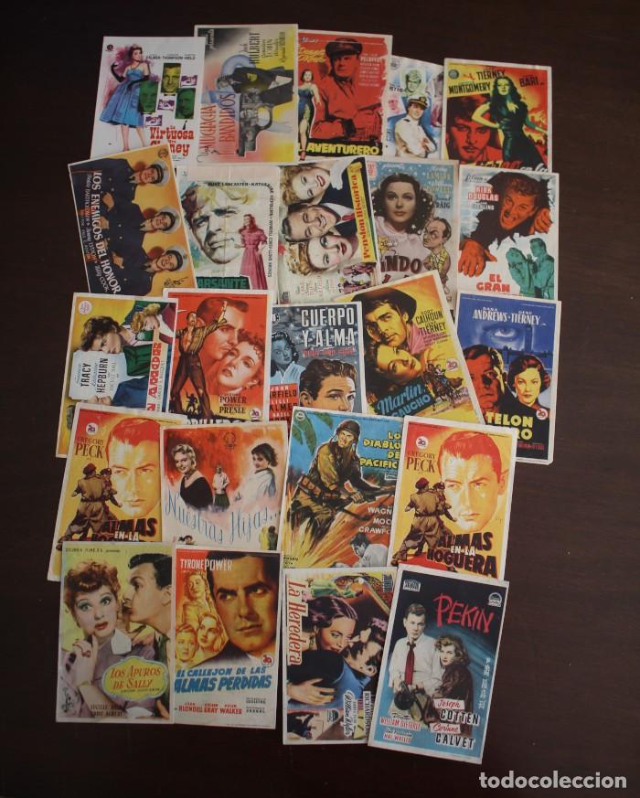 Cine: LOTE 48 PROGRAMAS DE MANO DE CINE. - Foto 2