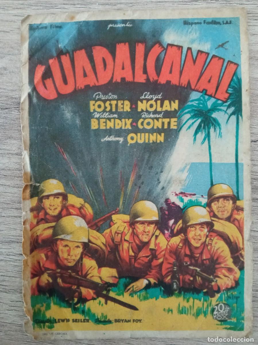 Cine: GUADALCANAL, PRESTON FOSTER, SOLIG&Oacute;, IDEAL CINEMA, ALBALAT DE LA RIBERA, VALENCIA