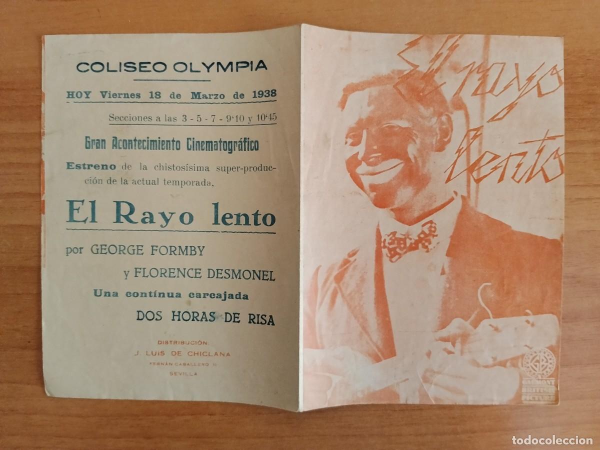 Cine: MORADO-PROGRAMA DE CINE ---EL RAYO LENTO