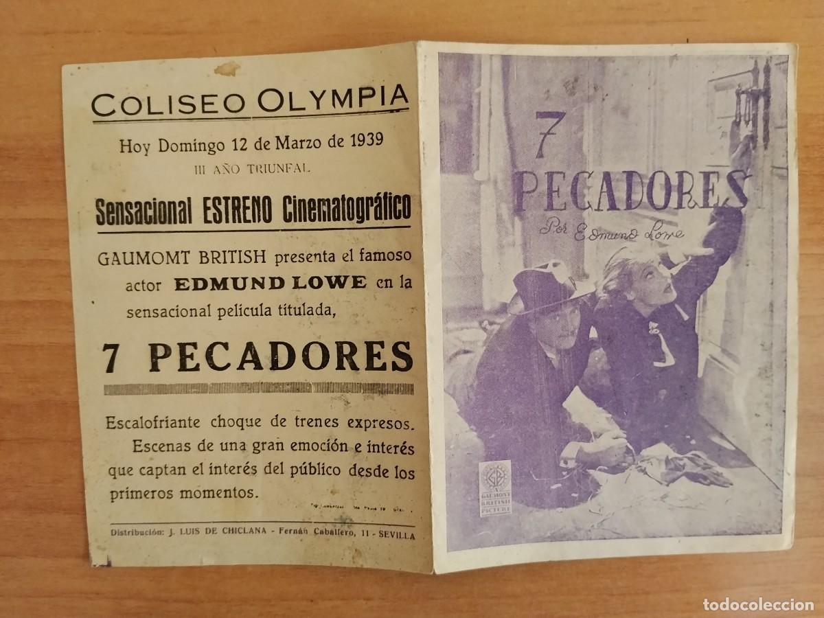 Cine: MORADO-PROGRAMA DE CINE ---7 PECADORES CT