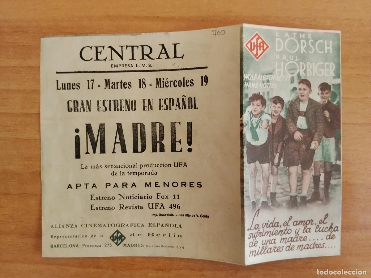 Cine: MORADO-PROGRAMA DE CINE ---MADRE CT