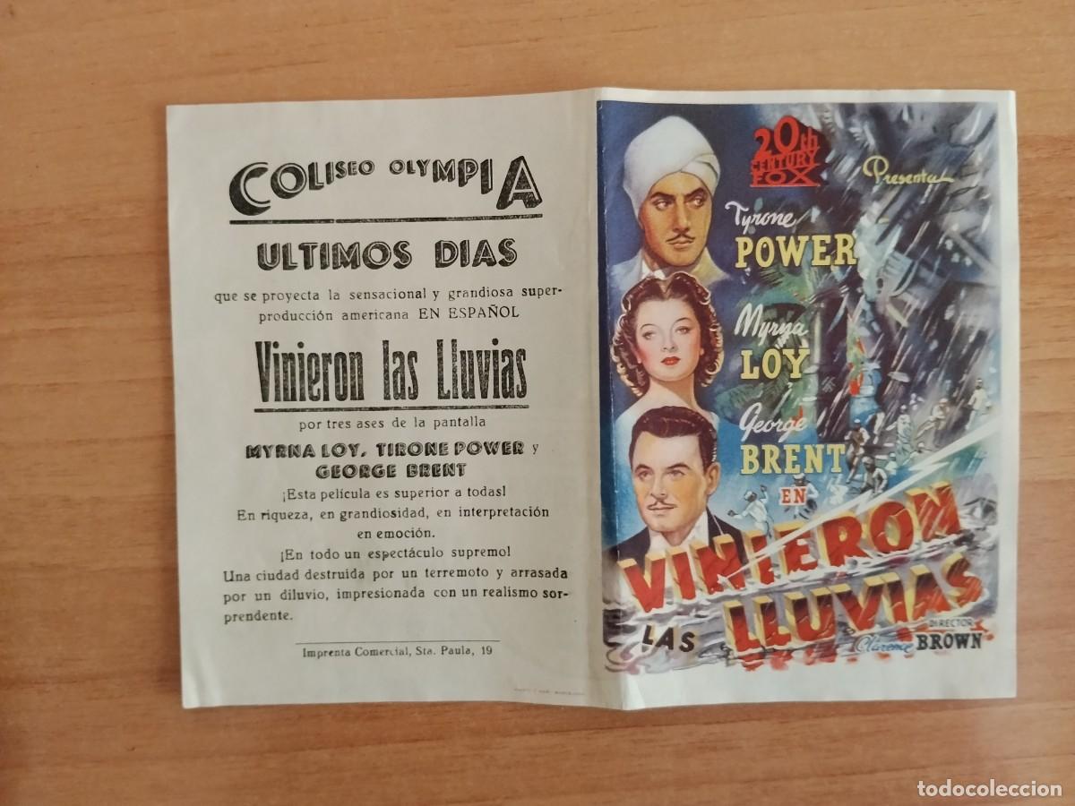 Cine: ROSA-PROGRAMA DE CINE ---VINIERON LAS LLUVIAS