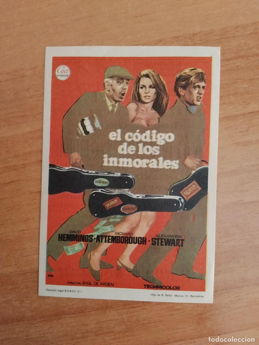 Cine: ROSA-PROGRAMA DE CINE --EL CODIGO DE LOS INMORALES CT