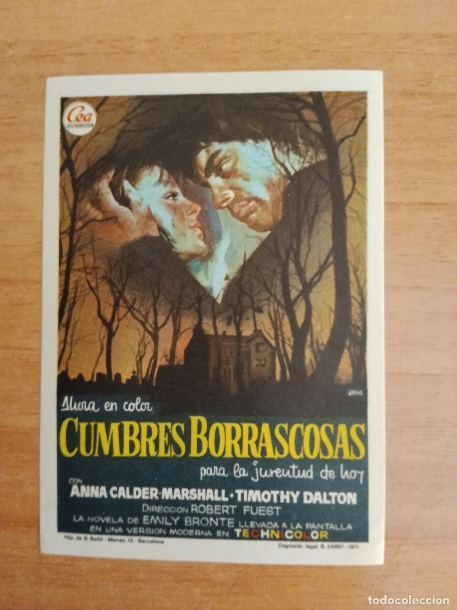 Cine: ROSA-PROGRAMA DE CINE --CUMBRES BORRASCOSAS