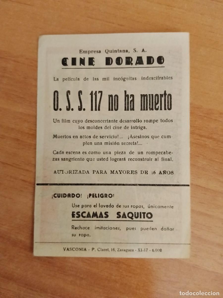 Cine: ROSA-PROGRAMA DE CINE --OSS 117 NO HA MUERTO CT - Foto 2