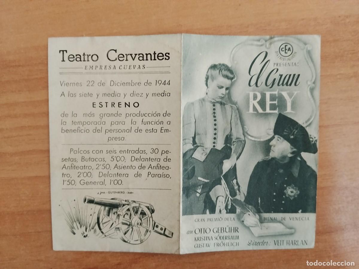 Cine: ROSA-PROGRAMA DE CINE --EL GRAN REY CT