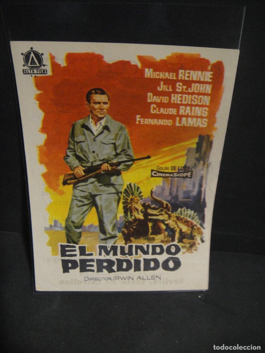 Cine: el mundo perdido - folleto de mano - publicidad cine oriente