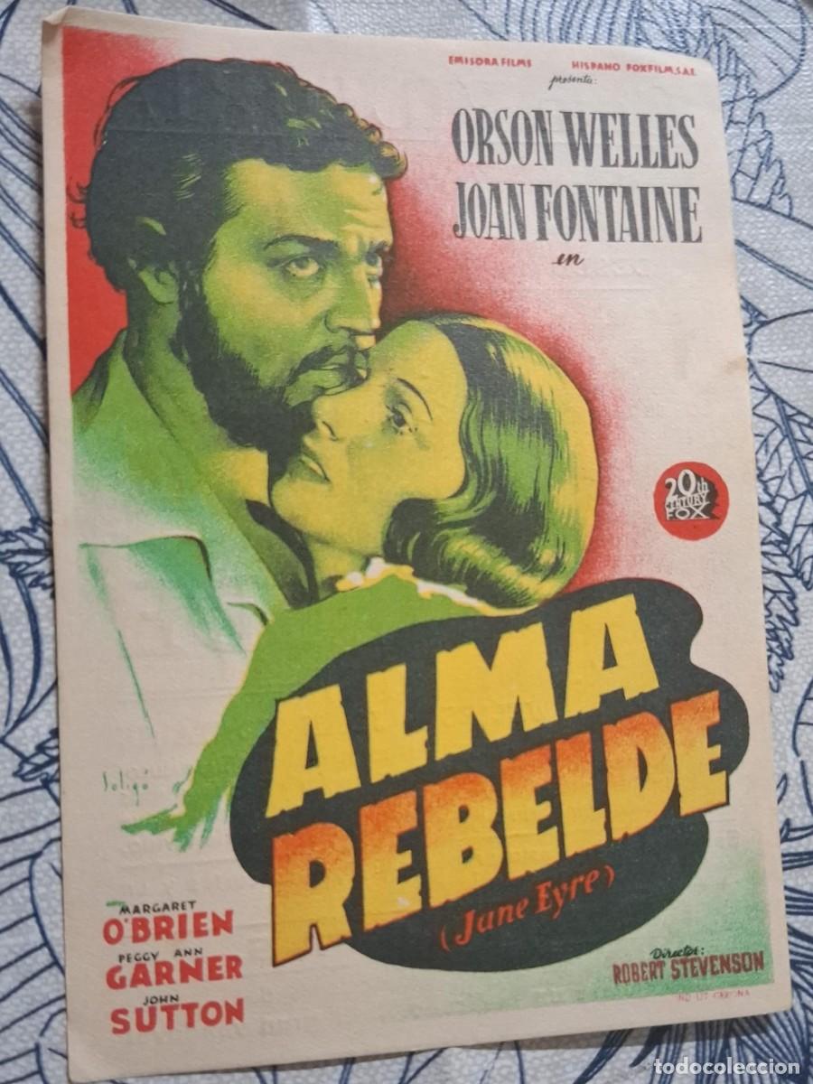 Cine: ALMA REBELDE - PROGRAMA DE CINE