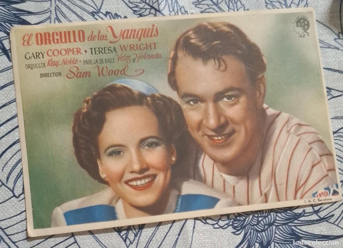 Cine: EL ORGULLO DE LOS YANQUIS - PROGRAMA DE CINE