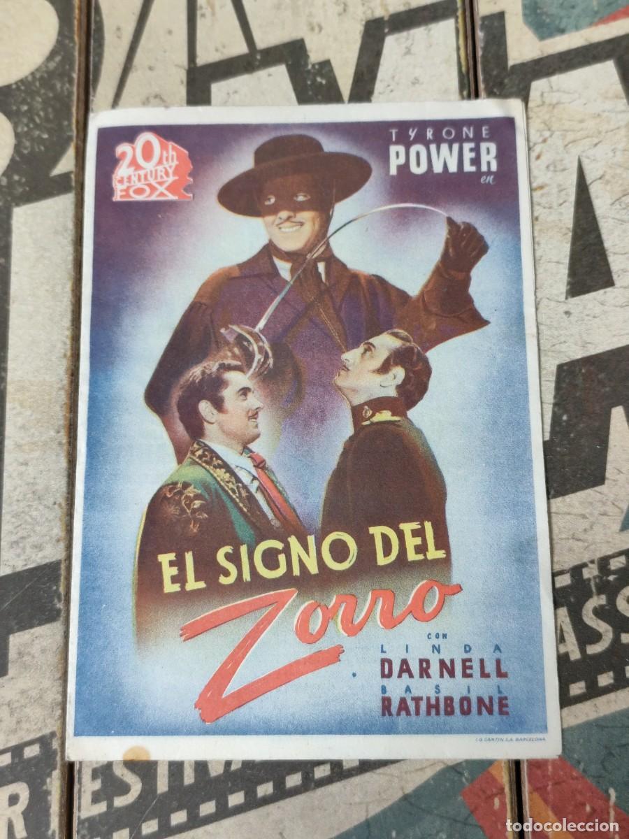 Cine: El signo del Zorro doble con publicidad Teatro Villamarta Jerez
