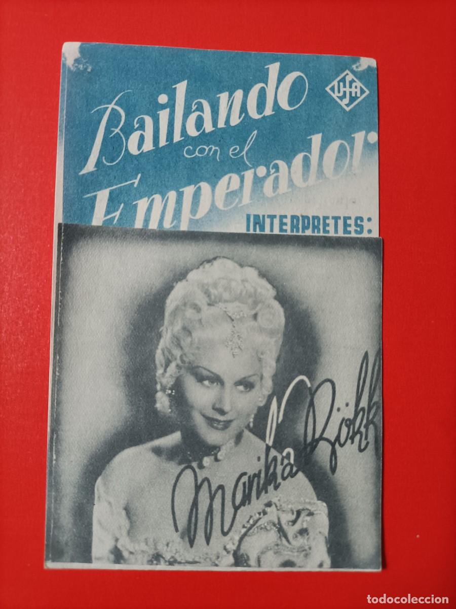 Cine: BAILANDO CON EL EMPERADOR. C/P. TEATRO CERVANTES (PLAZA MAYOR) MARIKA ROKK, ES DOBLE.