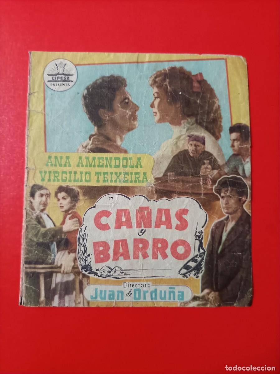 Cine: CA&Ntilde;AS Y BARRO. C/P. CINE MODERNO. VIRGILIO MTEXEIRA. DOBLE EST&Aacute; AJADO.