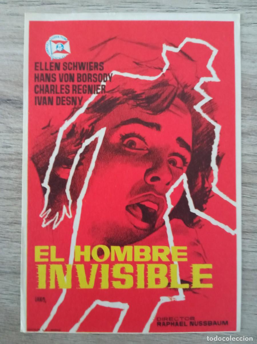 Cine: EL HOMBRE INVISIBLE, HANS VON BORSOBY