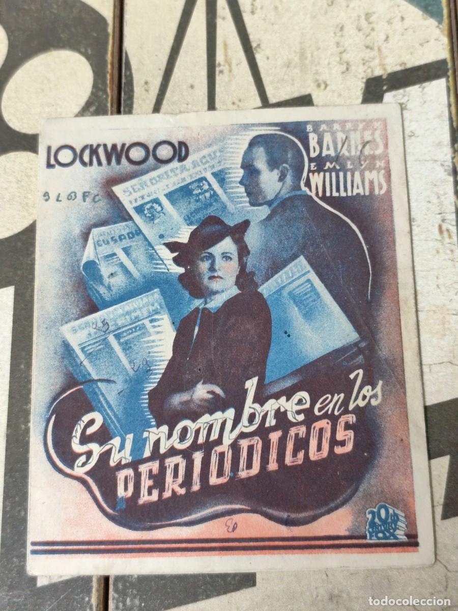 Cine: Su nombre en los peri&oacute;dicos doble con publicidad Teatro Villamarta Jerez