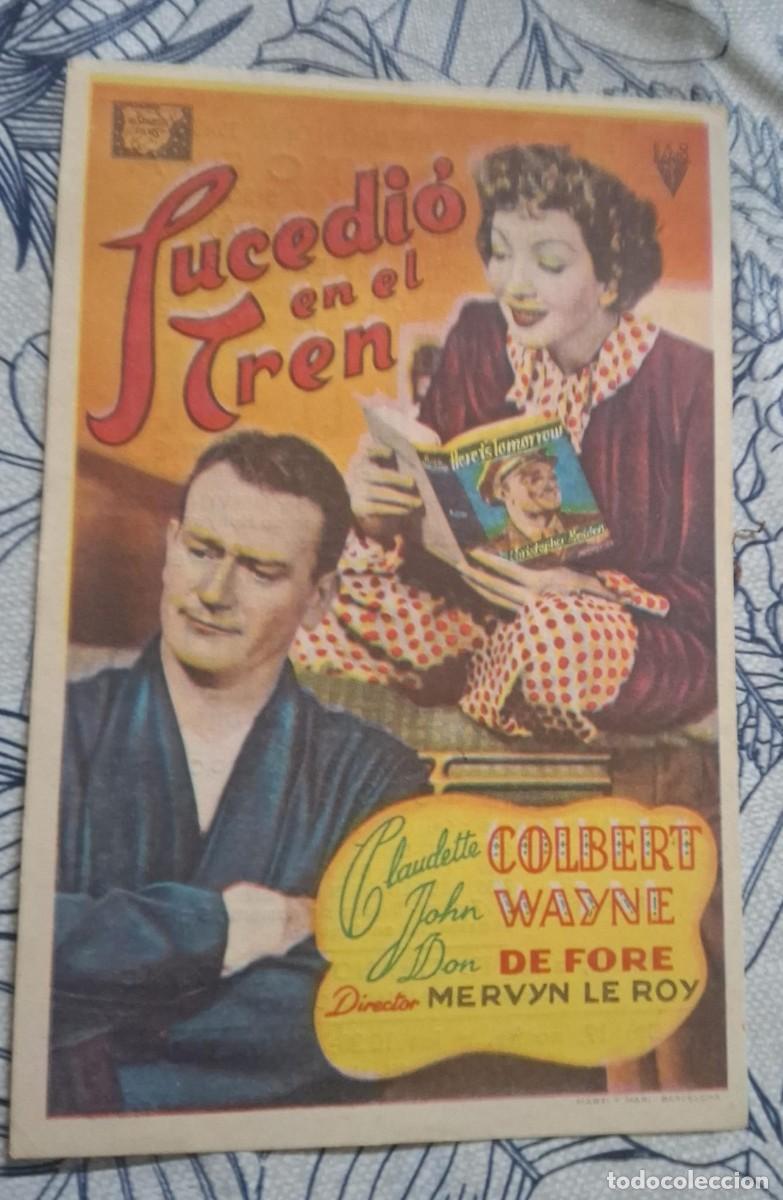 Cine: SUCEDI&Oacute; EN EL TREN - PROGRAMA DE CINE