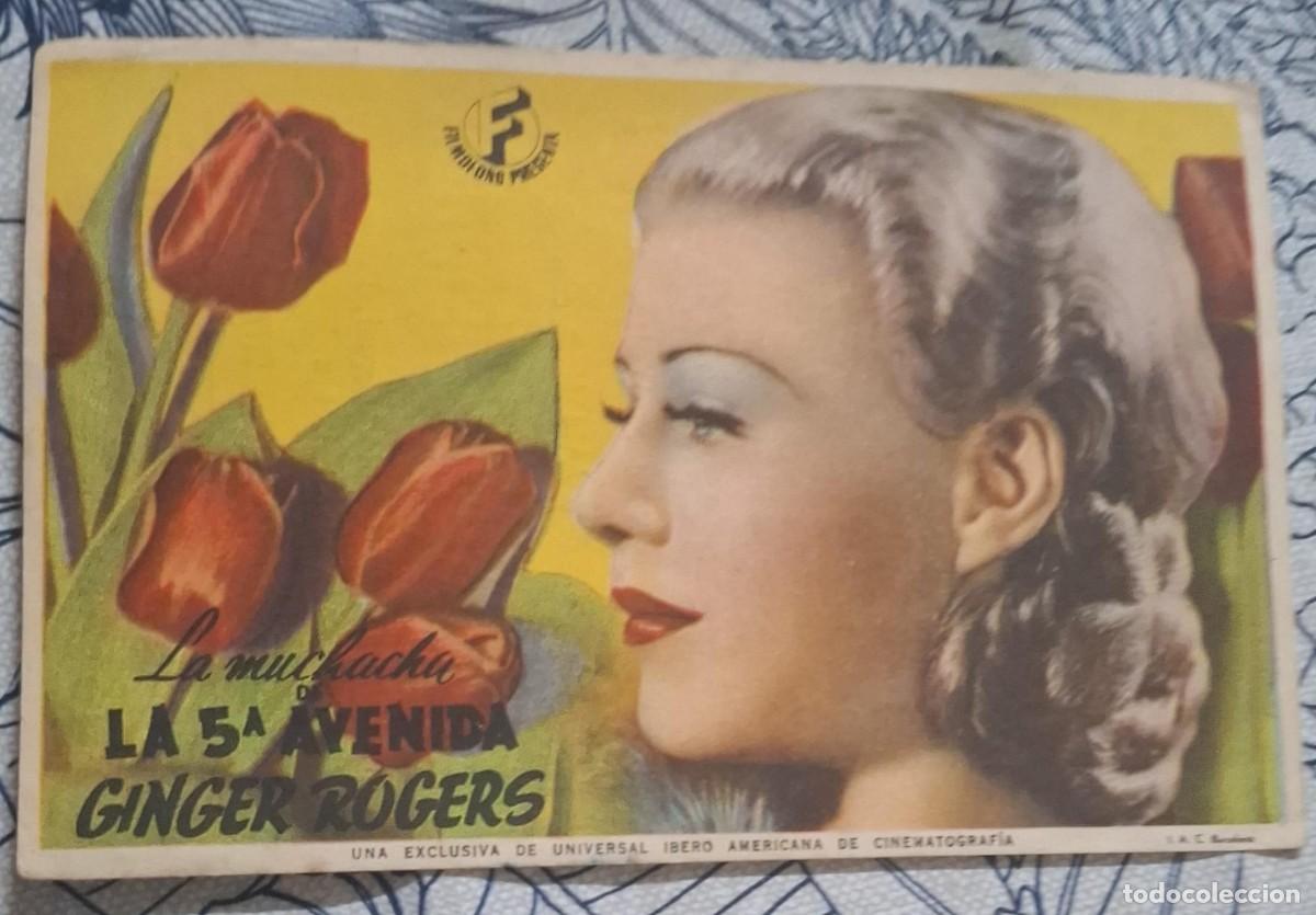 Cine: LA 5&ordf; AVENIDA GINGER ROGERS - PROGRAMA DE CINE
