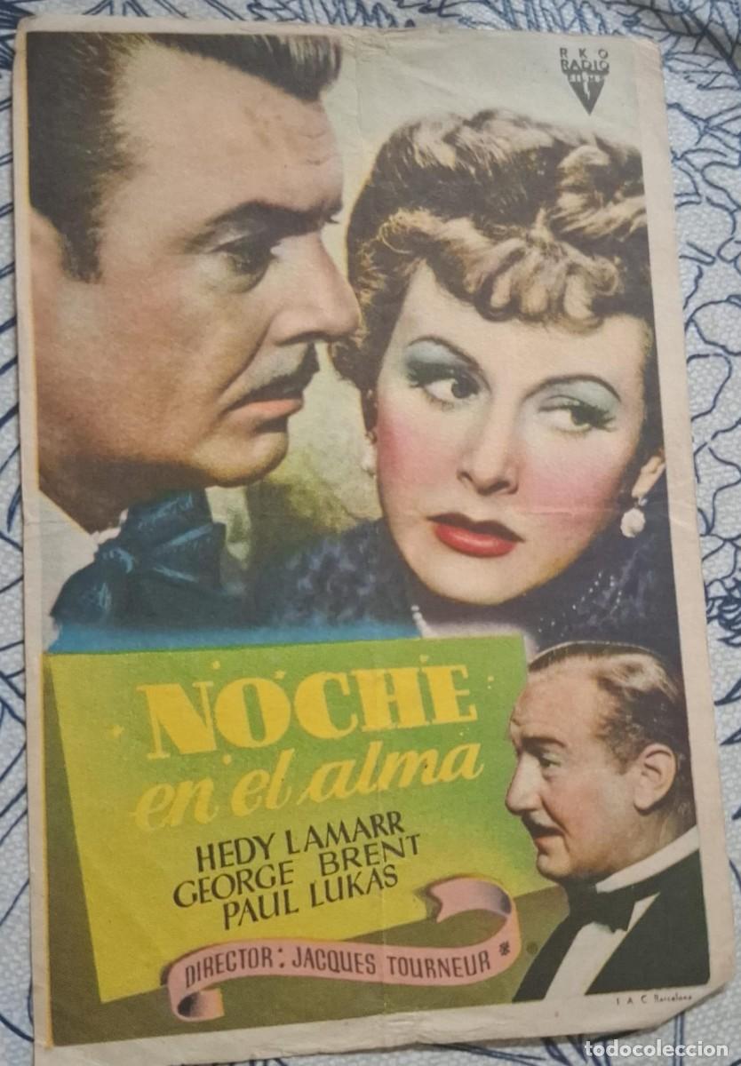 Cine: NOCHE EN EL ALMA - PROGRAMA DE CINE