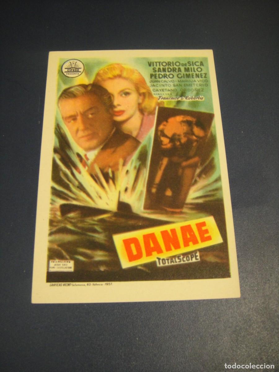 Cine: danae - folleto de mano - publicidad cine goya , zaragoza