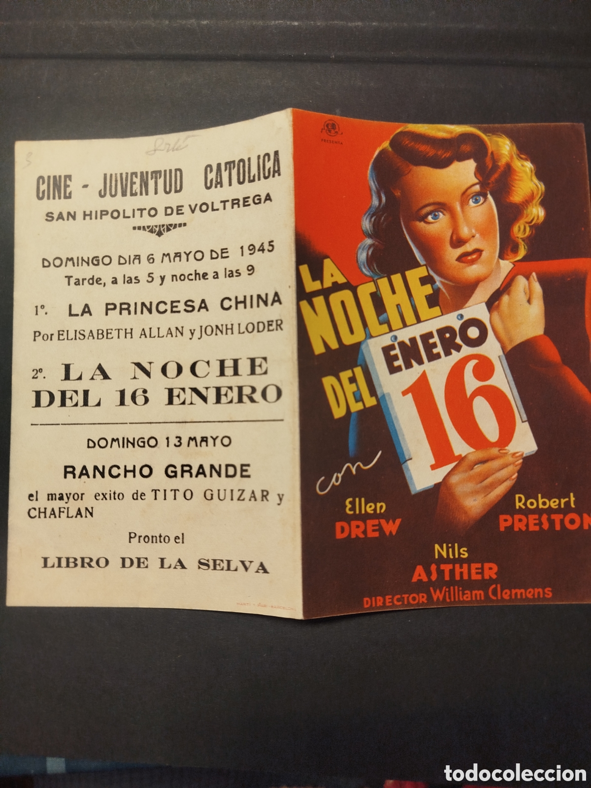 Cine: LA NOCHE DEL 16 DE ENERO