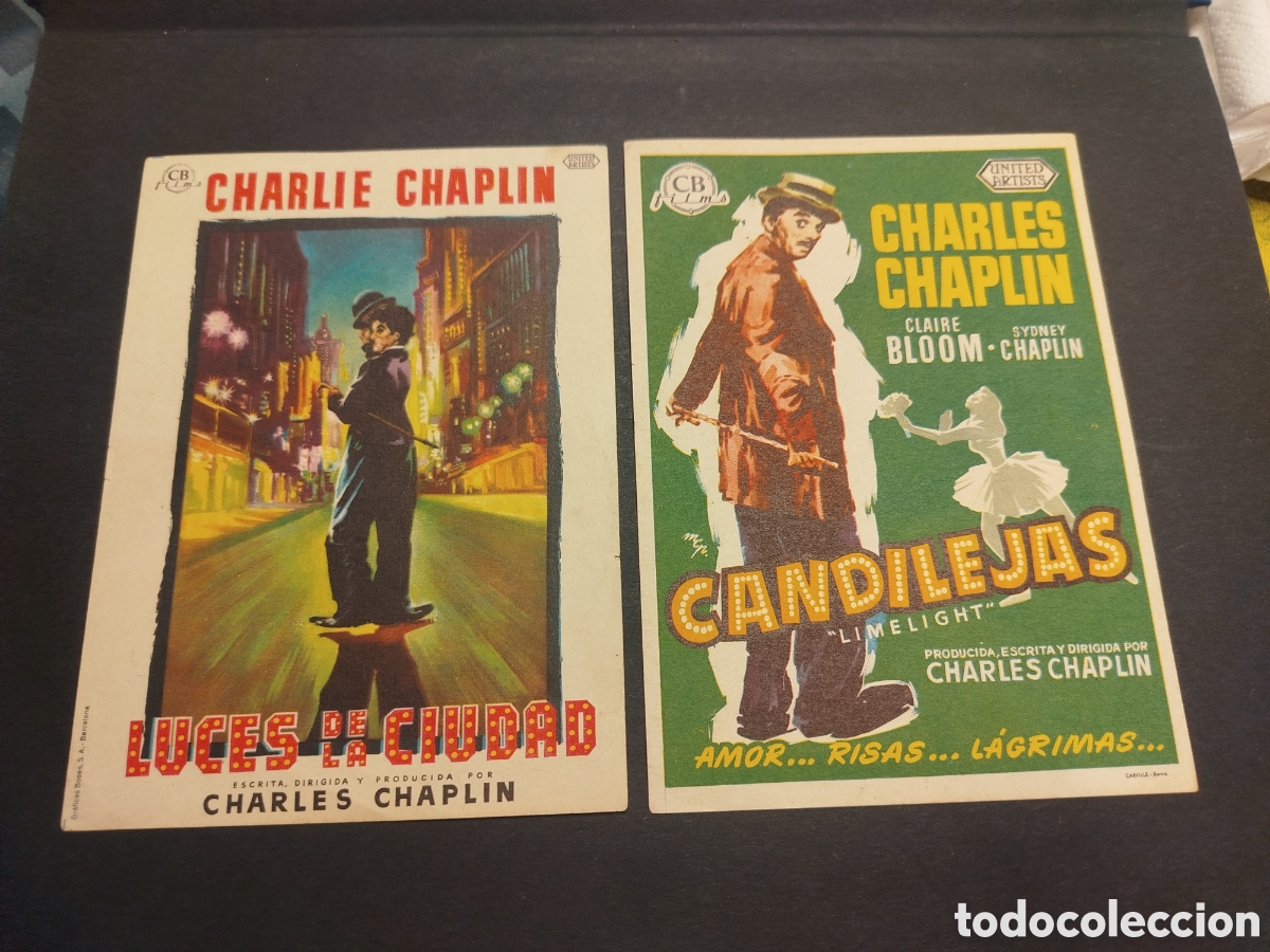 Cine: LUCES DEL LA CIUDAD Y CANDILEJAS DE CHARLES CHAPLIN