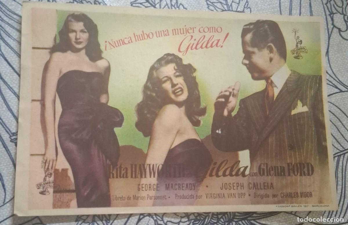 Cine: GILDA - PROGRAMA DE CINE