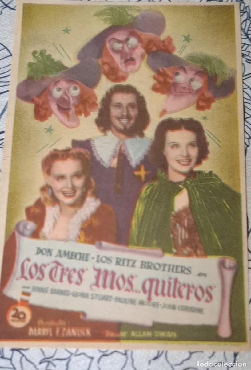 Cine: LOS TRES MOS...QUITEROS - PROGRAMA