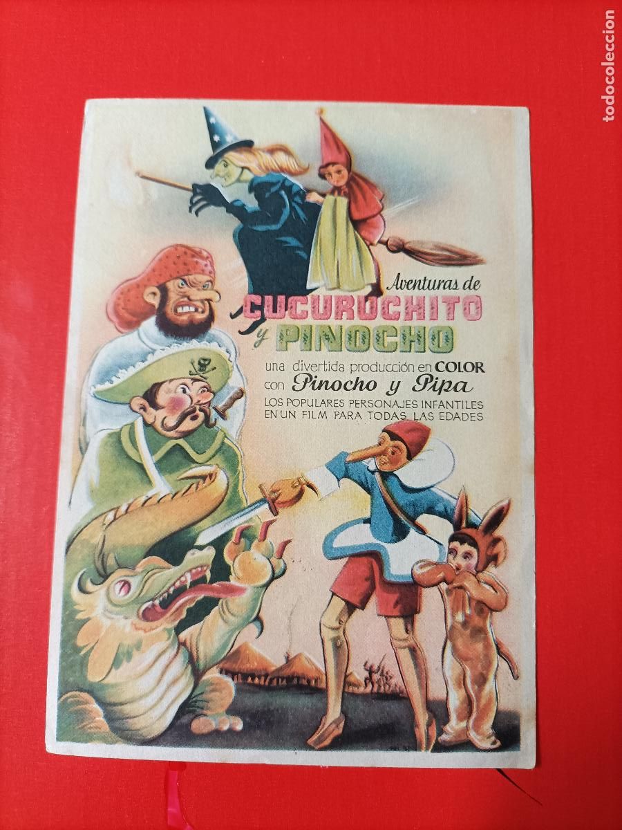 Cine: AVENTURAS DE CUCURUCHITO Y PINOCHO. ESTA NUEVO IMPECABLE. S/P.