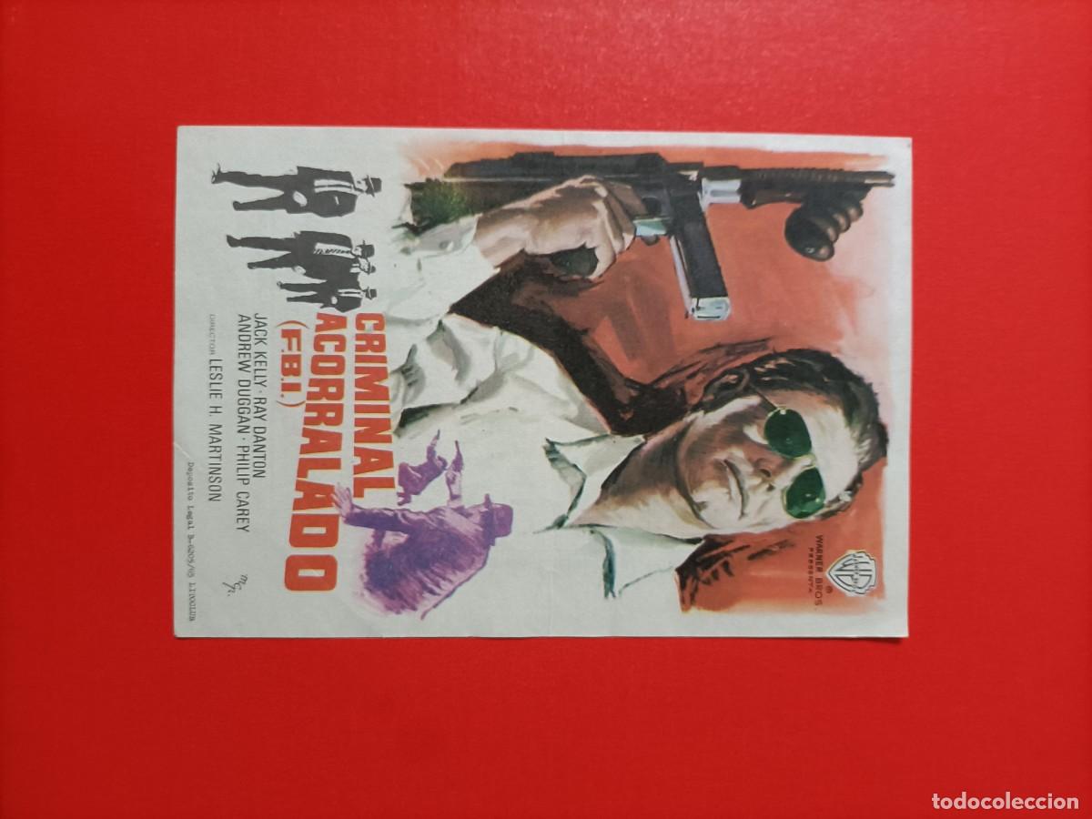 Cine: CRIMINAL ACORRALADO. C/P. CINE DUQUE DE M&Aacute;LAGA EST&Aacute; NUEVO.