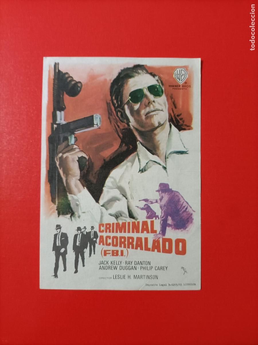 Cine: CRIMINAL ACORRALADO. C/P. CINE DUQUE DE M&Aacute;LAGA EST&Aacute; NUEVO.