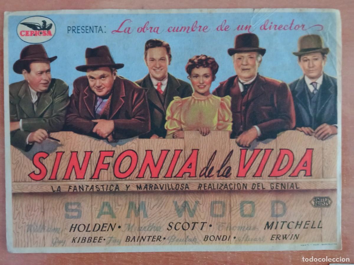 Cine: SINFON&Iacute;A DE LA VIDA, WILLIAM HOLDEN, CINE CERVANTES, ALCIRA, VALENCIA