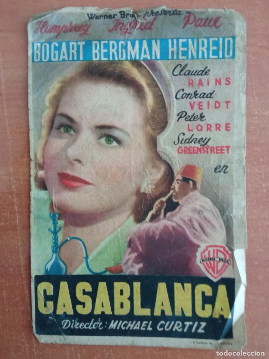 Cine: CASABLANCA, HUMPHREY BOGART, INGRID BERGMAN, CINE ARTIGAS