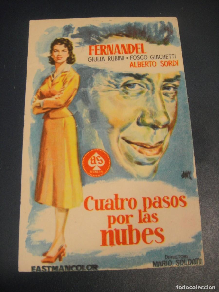 Cine: cuatro pasos por las nubes - folleto de mano - sin publicidad de cine