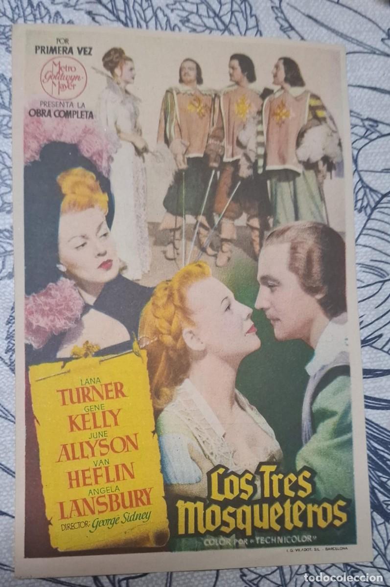 Cine: LOS TRES MOSQUETEROS - PROGRAMA DE CINE