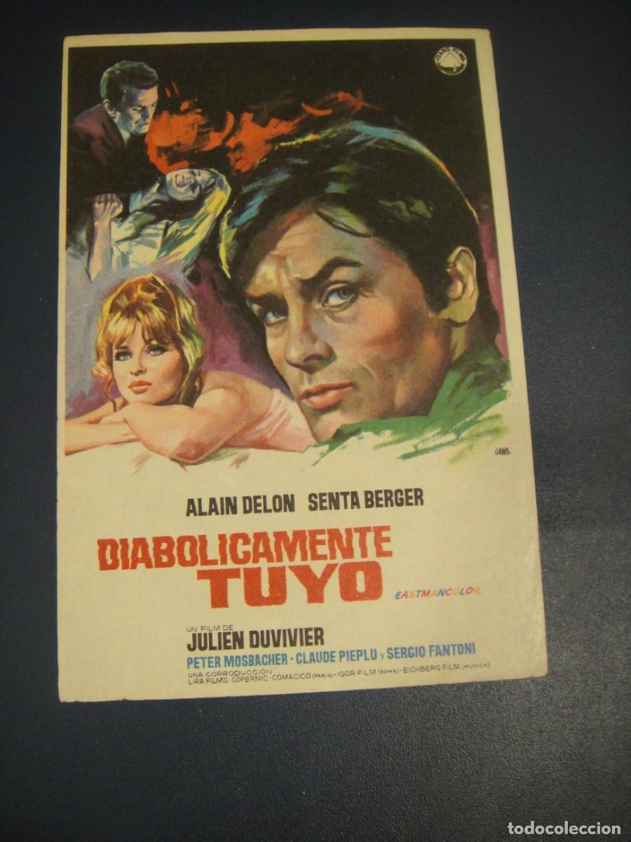 Cine: diabolicamente tuyo - folleto de mano - sin publicidad de cine