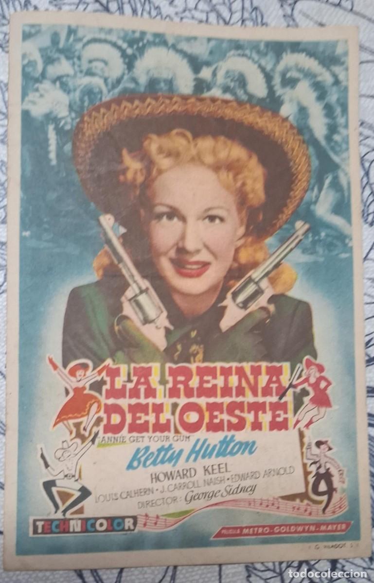 Cine: LA REINA DEL OESTE - PROGRAMA DE CINE