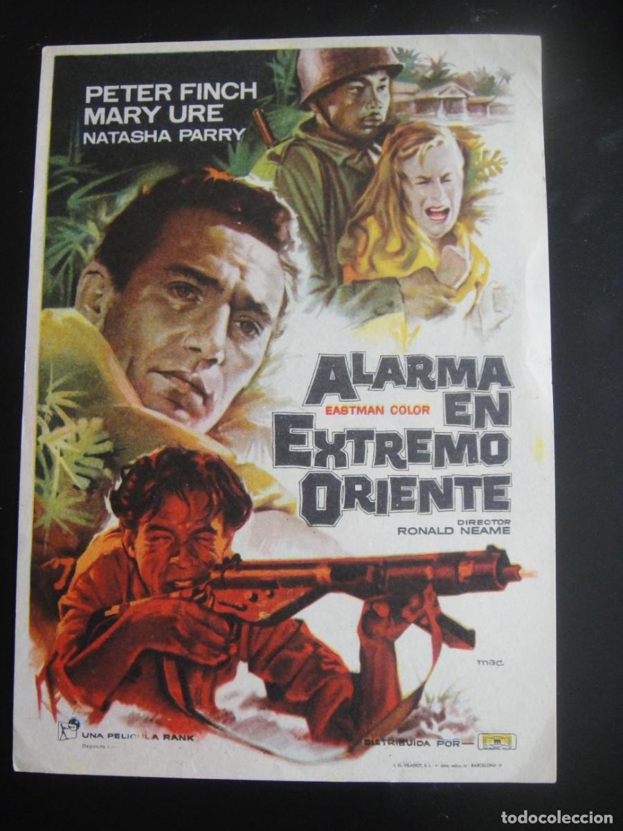 Cine: alarma en extremo oriente - folleto de mano - sin publicidad de cine